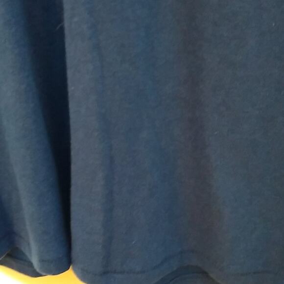 NWT BP navy short sleeve blouse. V-neck Size XS - Picture 4 of 8